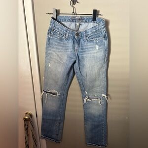 Abercrombie & Fitch Light Blue Straight Leg Jeans